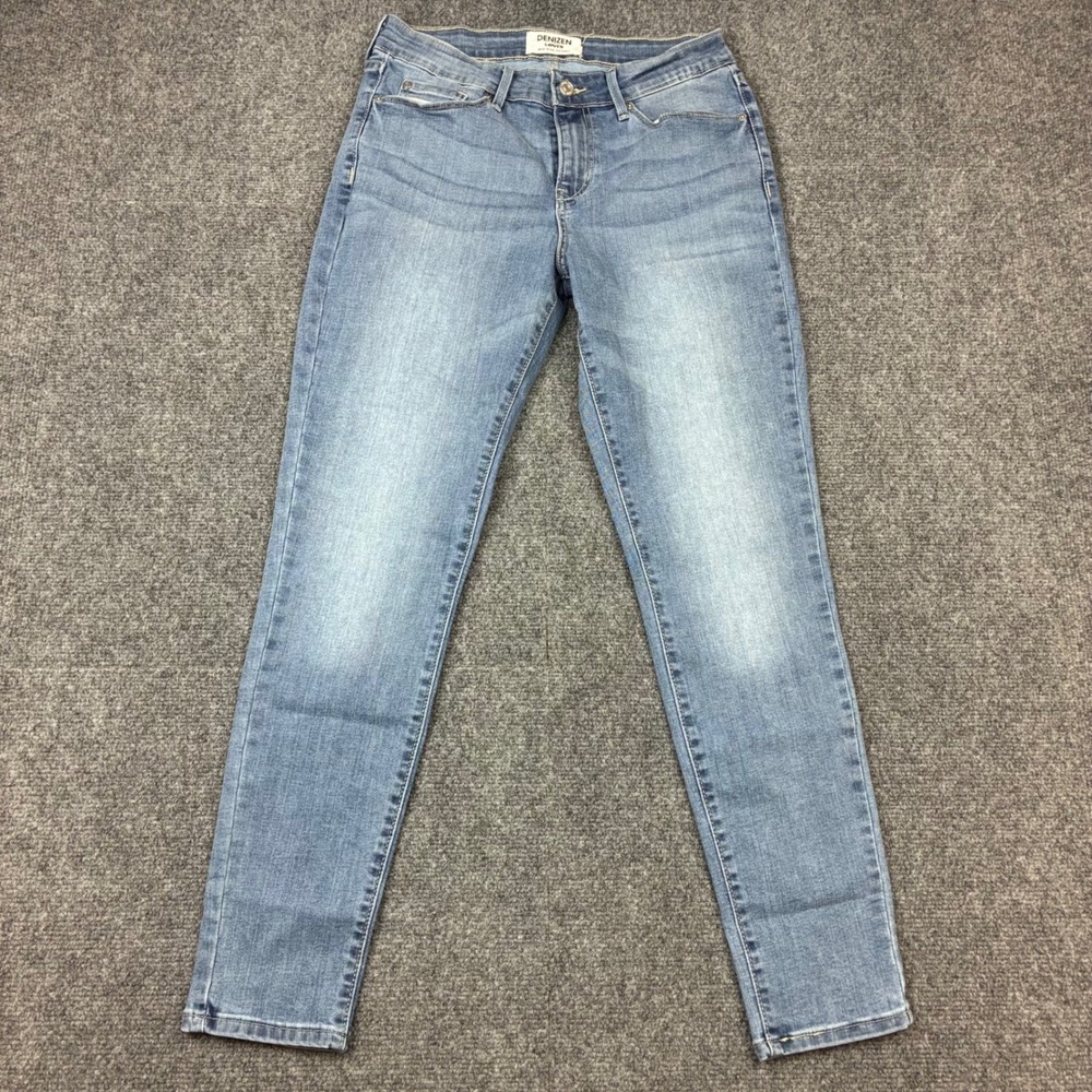 Denizen from Levis Womens Size 8M 29x30 Mid Rise Skinny Jeans Medium Wash Blue
